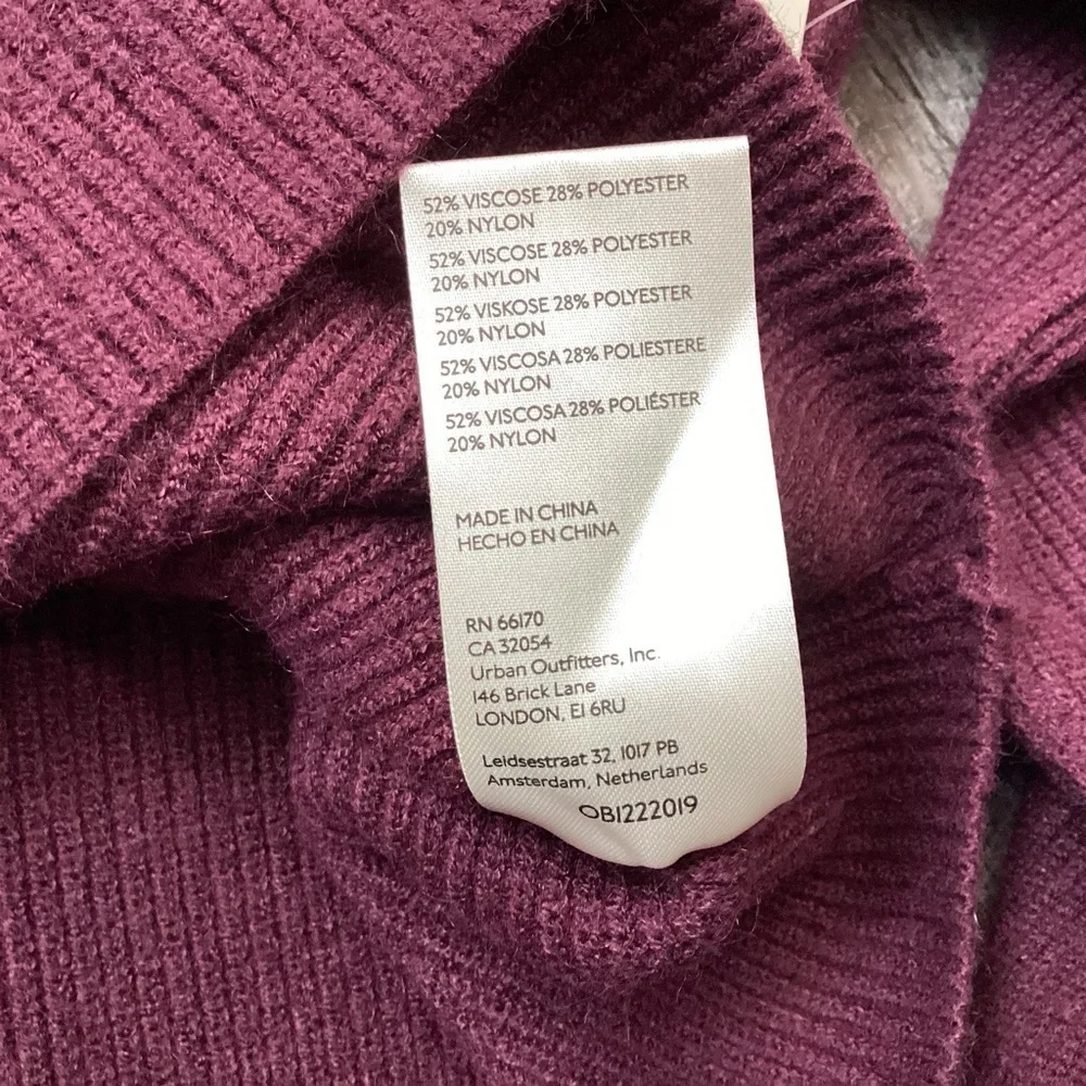 Free People Saffron Open Back Sweater Top Size Small NWT